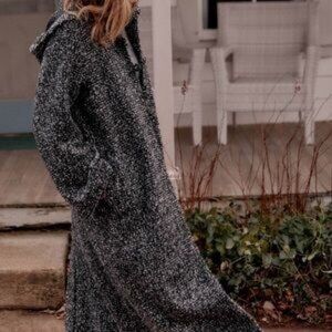 Christy Dawn Primrose Coat Woven Charcoal Size S